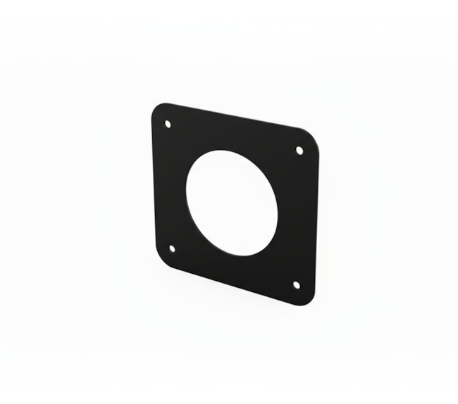 Arremate de Forro 200mm para Churrasqueira - Preto Textura