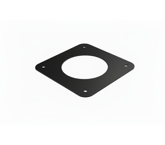 Segunda imagem do produto Arremate de Forro 200mm para Churrasqueira - Preto Textura