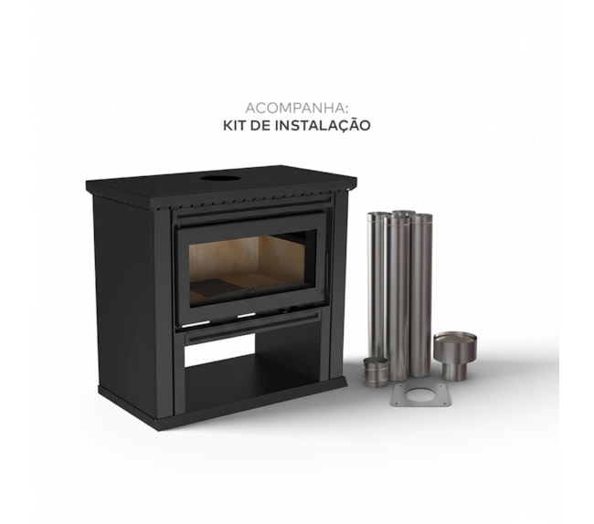 Segunda imagem do produto Calefator 148m² Dupla Combustão - Munique 1020