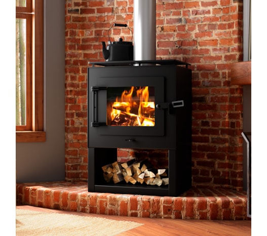 Calefator 166² Dupla Combustão Oslo 910GF - Grafite