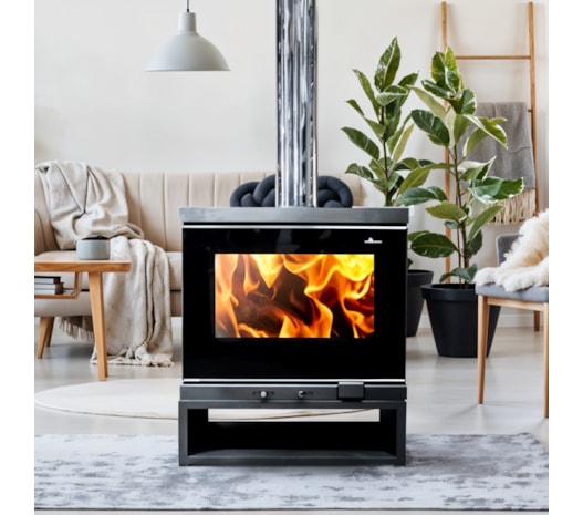 Calefator 210m² Dupla Combustão Roma Dupla Face - Tromen