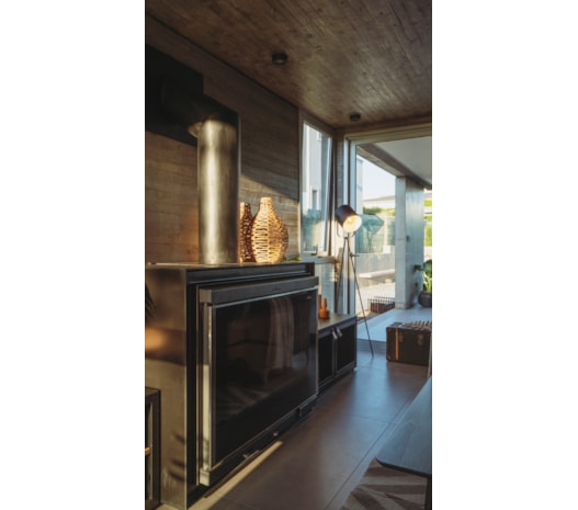 Segunda imagem do produto Calefator 240m² Dupla Combustão Paris - Tromen