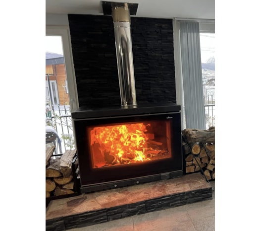 Calefator 240m² Dupla Combustão Paris - Tromen