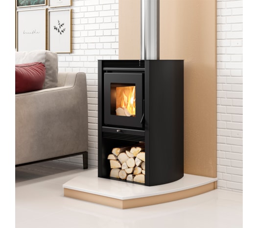 Calefator 44m² Dupla Combustão Montevideo 660GF - Grafite