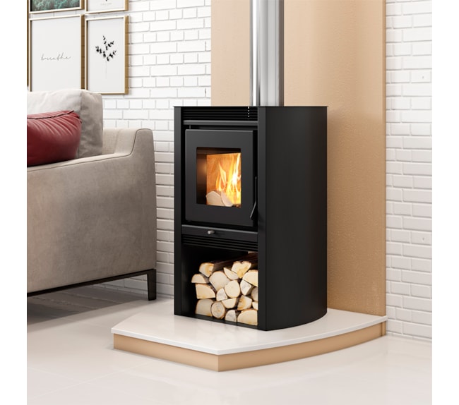 Calefator 44m² Dupla Combustão Montevideo 660GF - Grafite