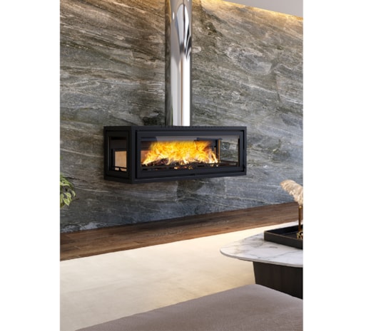 Calefator 481m² Dupla Combustão Tripla Face Louvre 1200TF - Grafite