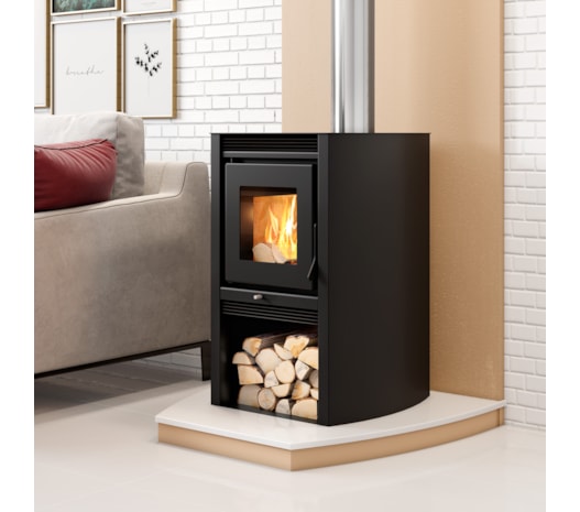 Calefator 51m² Dupla Combustão Montevideo 680GF - Grafite