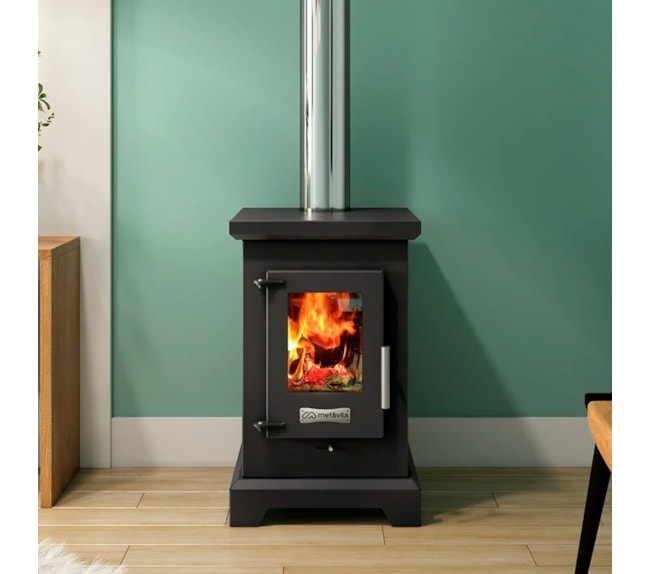 Calefator 55m² Dupla Combustão Dublin D400GF - Grafite