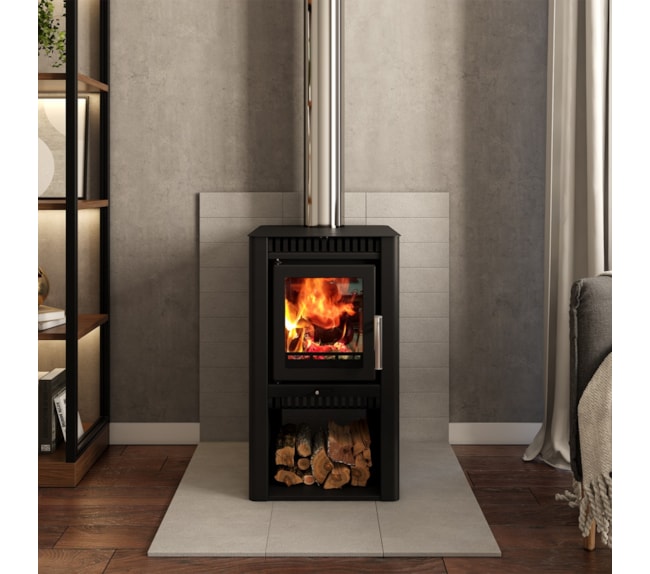 Calefator 64m² Dupla Combustão Zurique Z175GF - Grafite