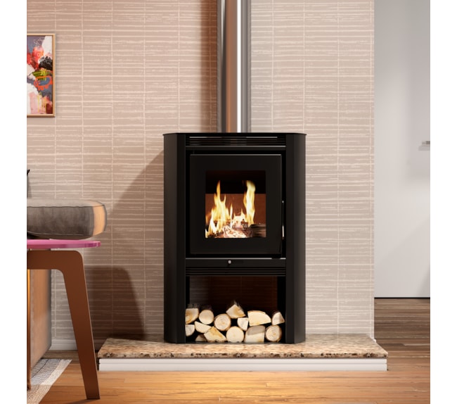 Calefator 77m² Dupla Combustão Montevideo 690GF - Grafite