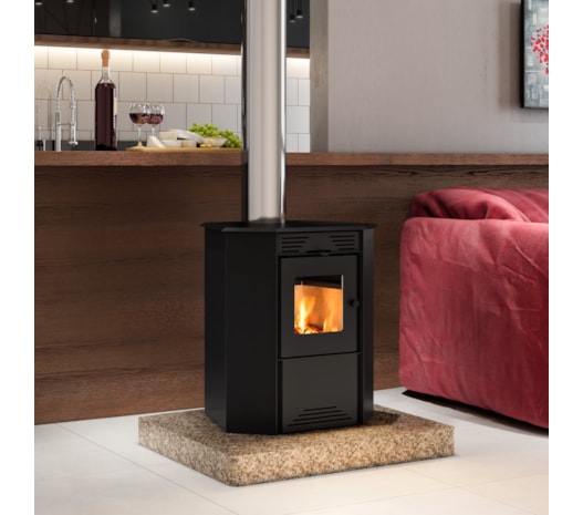 Calefator 90m² Dupla Combustão Nantes 790GF -  Grafite