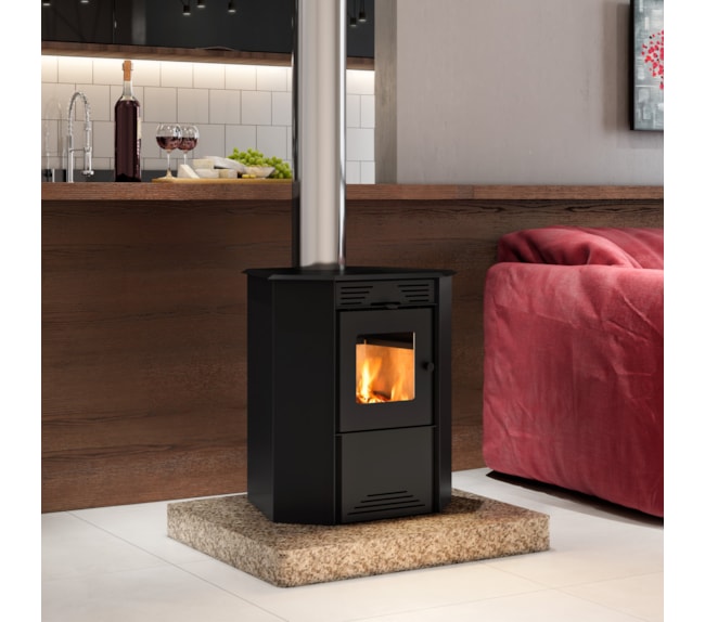 Calefator 90m² Dupla Combustão Nantes 790GF - Grafite