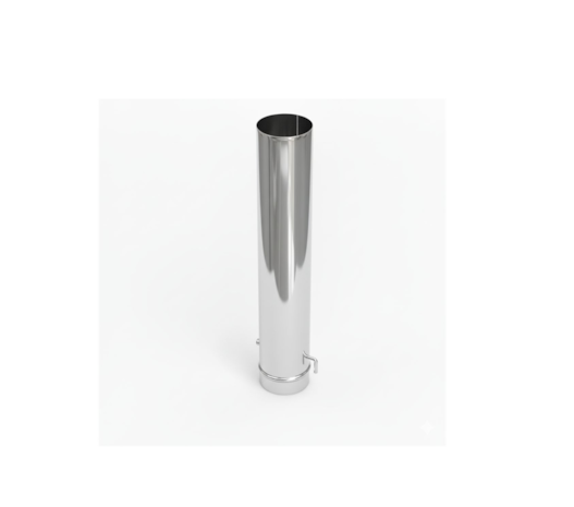 Cano 110mm para Forno de Pizza - 60cm Com Flap Inox 304