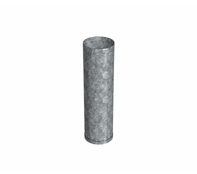 Cano Galvanizado 250mm - 1 Metro