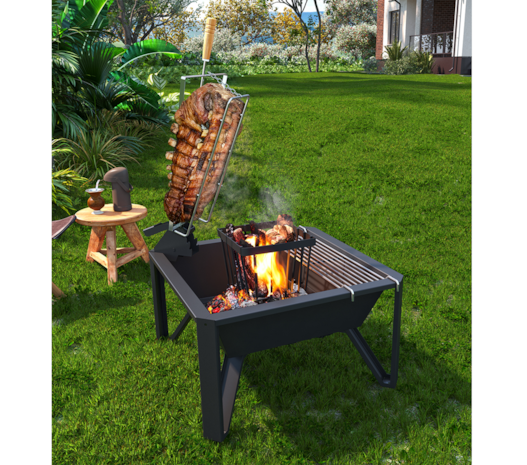 Churrasqueira Braseiro Modelo Fogo de Chão FG800 - Grande