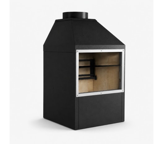 Segunda imagem do produto Churrasqueira Metálica Suspensa 45C - Preto Textura