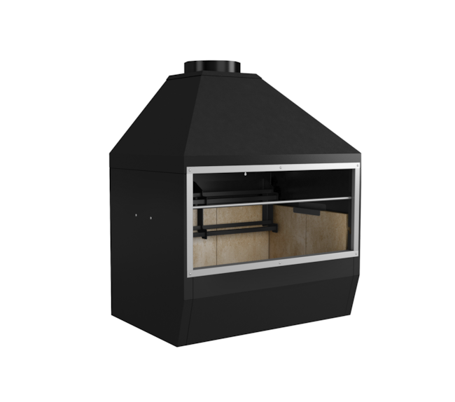 Segunda imagem do produto Churrasqueira Metálica Suspensa 750F - Preto Textura