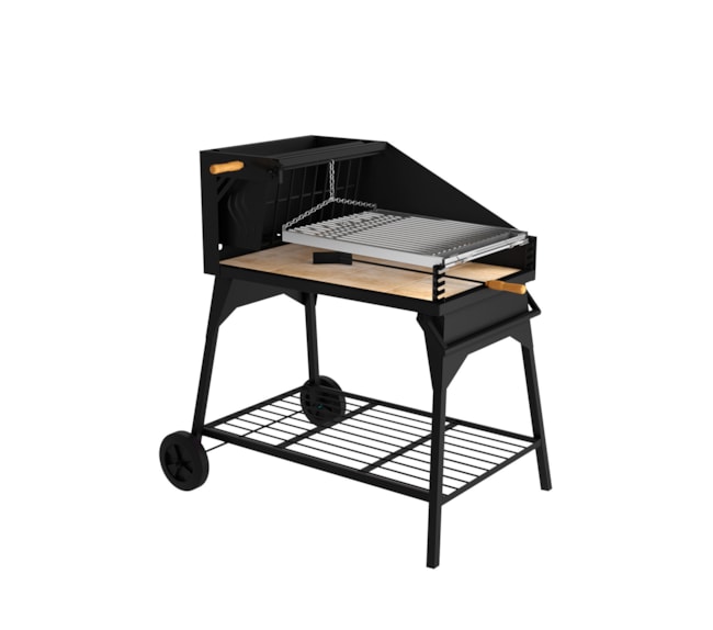 Segunda imagem do produto Churrasqueira Parrilla Externa 1040PR + Faca D'Ávila