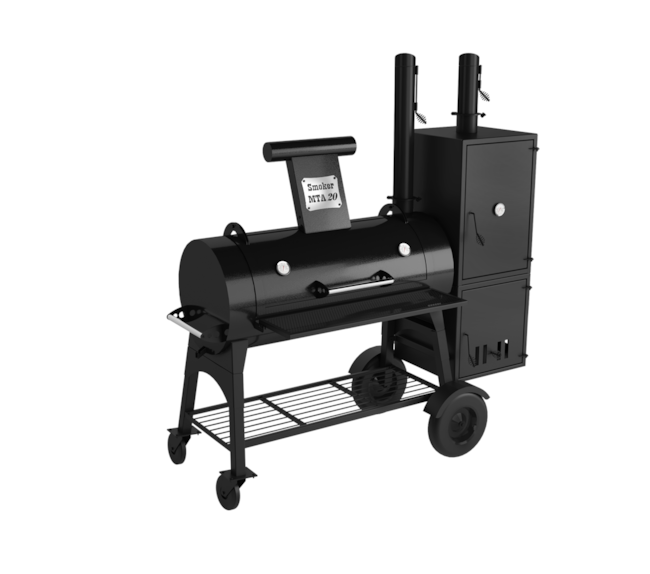 Segunda imagem do produto Churrasqueira Pit Smoker MTA20 - Com Warmbox