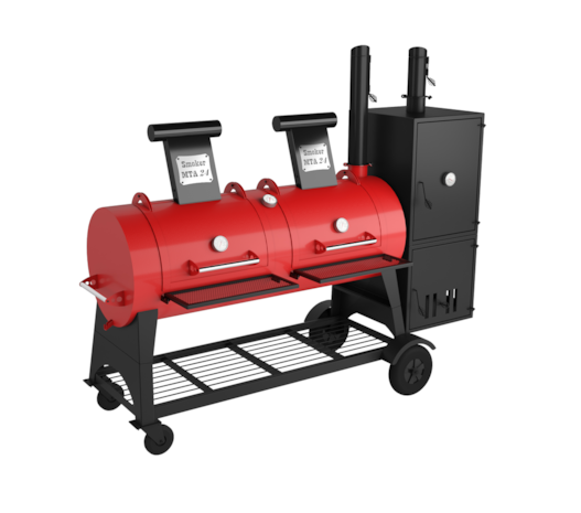 Segunda imagem do produto Churrasqueira Pit Smoker MTA24 - Com Warmbox