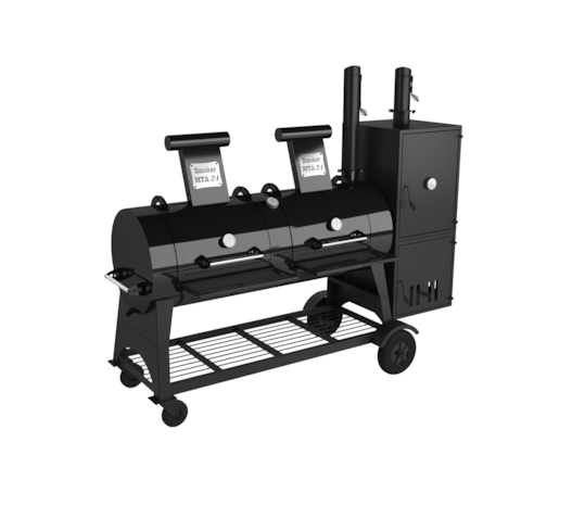 Segunda imagem do produto Churrasqueira Pit Smoker MTA24 - Com Warmbox