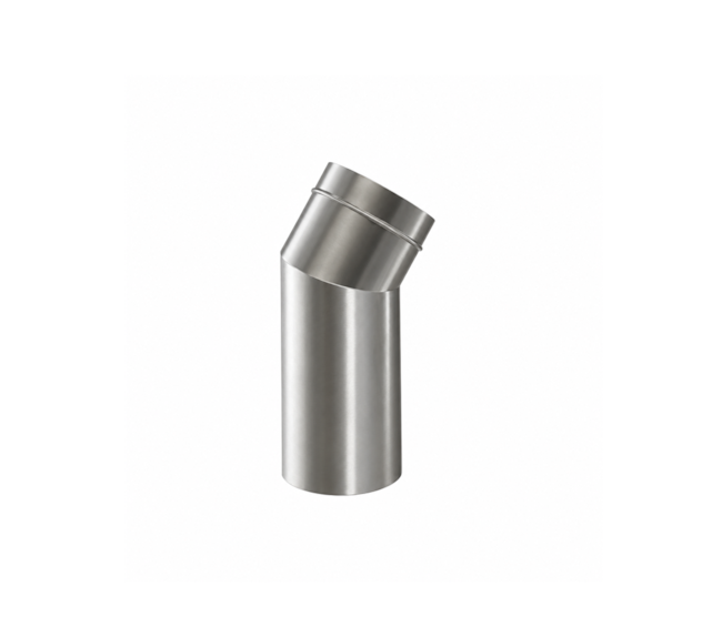 Curva Inox 180mm para Forno de Pizza - 45º Inox 304