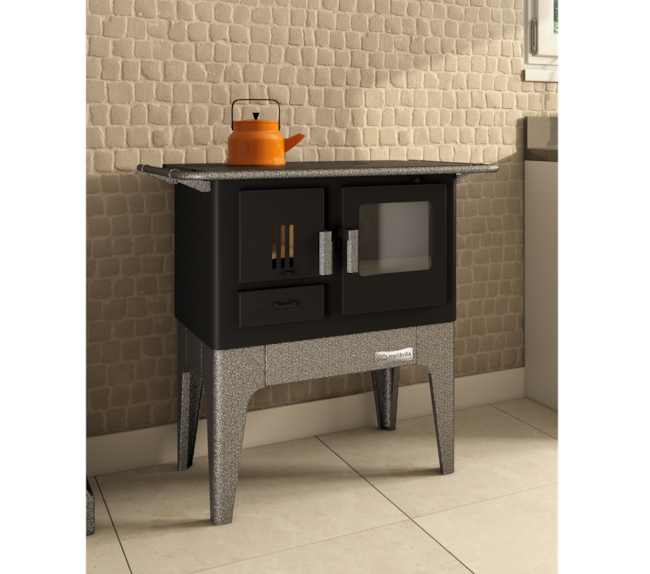 Fogão a Lenha Capadócia V740F - Tampo Ferro Fundido Saída Direita ou Esquerda