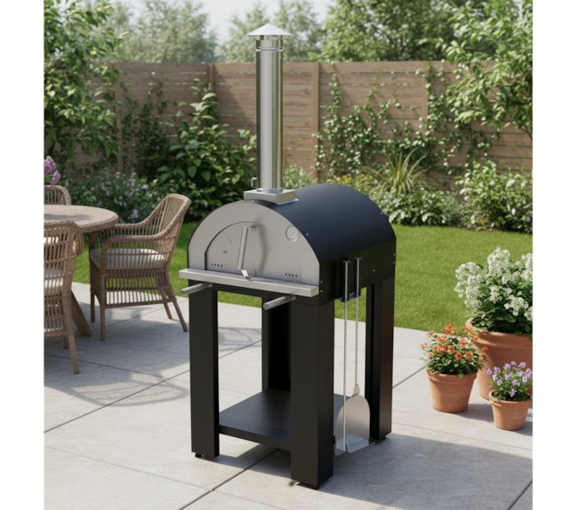 Forno De Pizza a Lenha Garden Firenze 610EX - Médio Preto