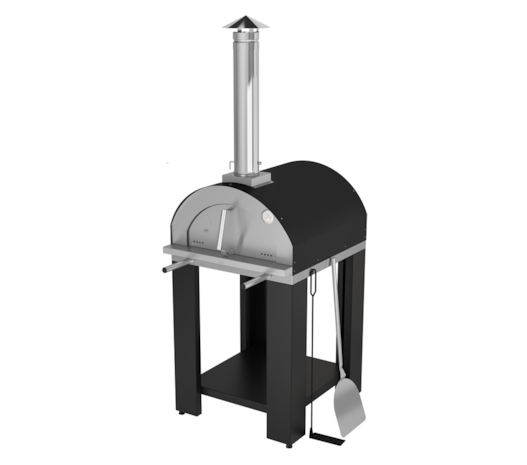 Segunda imagem do produto Forno De Pizza a Lenha Garden Firenze 610EX - Médio Preto