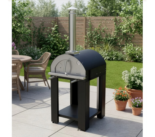 Forno De Pizza a Lenha Garden Firenze 610EX - Médio Preto