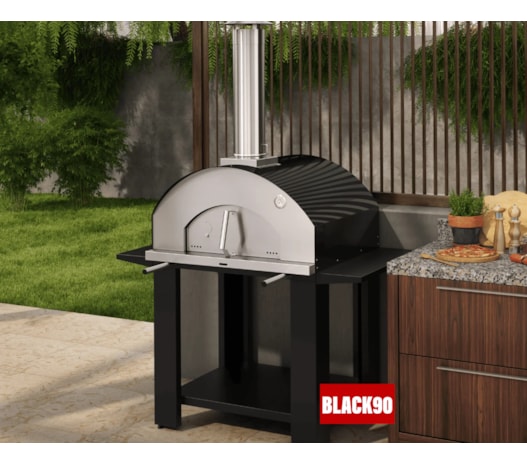 Forno De Pizza a Lenha Garden Napoli 810EX - Grande Preto