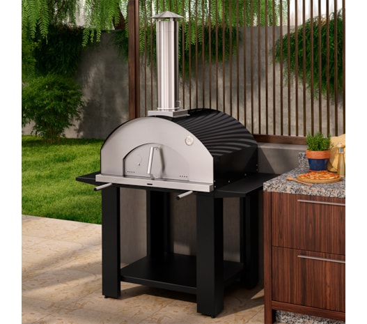 Forno De Pizza a Lenha Garden Napoli 810EX - Grande Preto