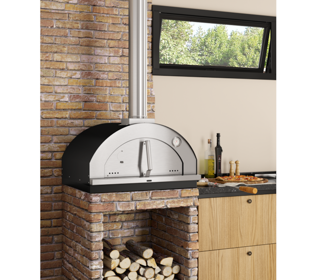 Forno De Pizza a Lenha Gourmet Firenze 610IN - Médio Preto