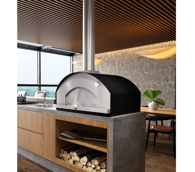 Forno De Pizza a Lenha Gourmet Napoli 810IN - Grande Preto