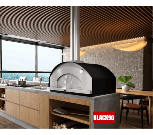Forno De Pizza a Lenha Gourmet Napoli 810IN - Grande Preto