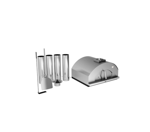 Segunda imagem do produto Forno De Pizza a Lenha Gourmet Napoli 815IN - Grande Inox