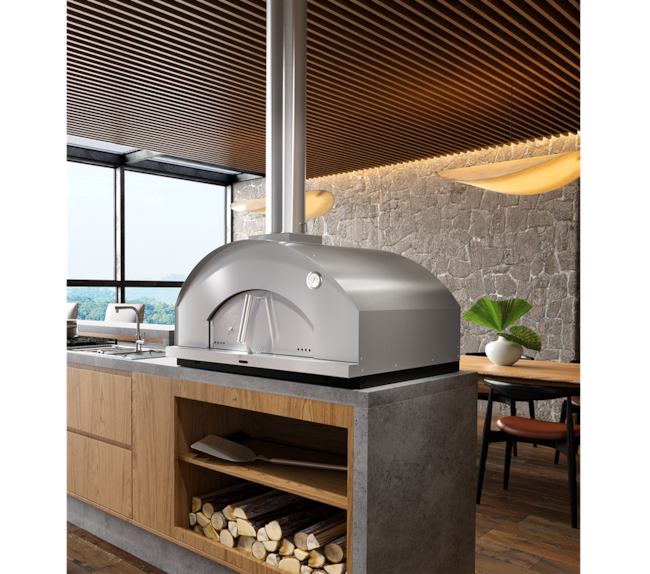 Forno De Pizza a Lenha Gourmet Napoli 815IN - Grande Inox
