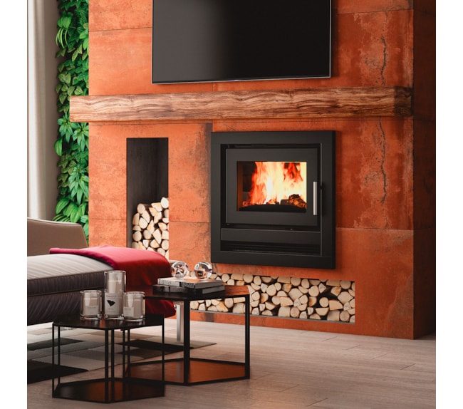 Inserto 115m² Dupla Combustão Santiago 700INS - Grafite