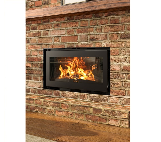 Inserto 154m² Dupla Combustão Evolution E400INS - Grafite