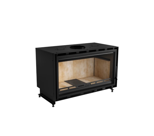 Segunda imagem do produto Inserto 203m² Dupla Combustão Viena 2200INS - Grafite