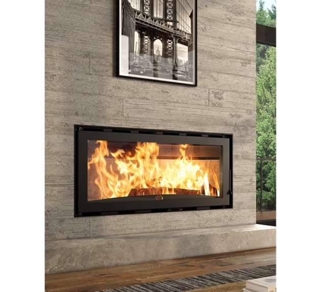 Inserto 481m² Dupla Combustão Evolution E600INS - Grafite