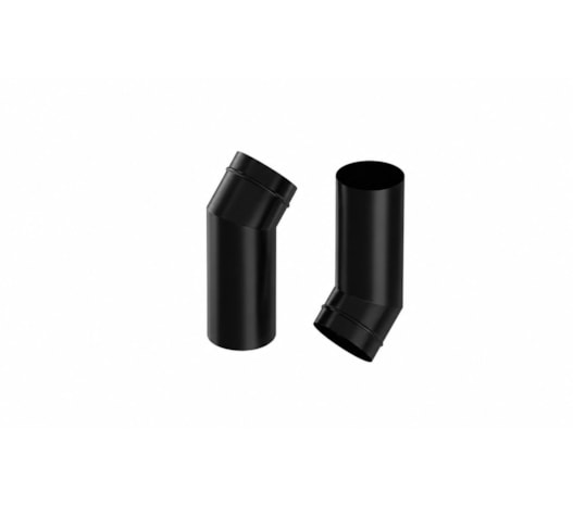 Kit de Curvas 200mm - 45º Preto Textura