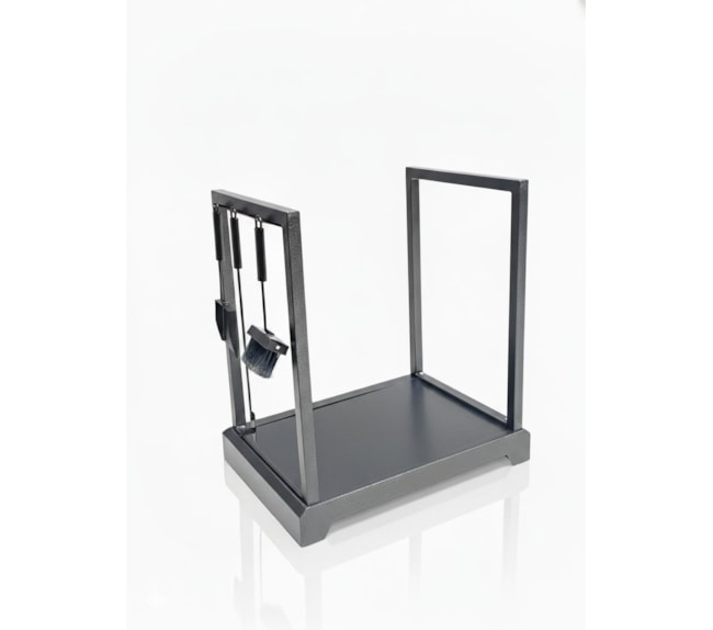 Segunda imagem do produto Suporte para Lenha + Kit de Limpeza PLK700CP - Grande